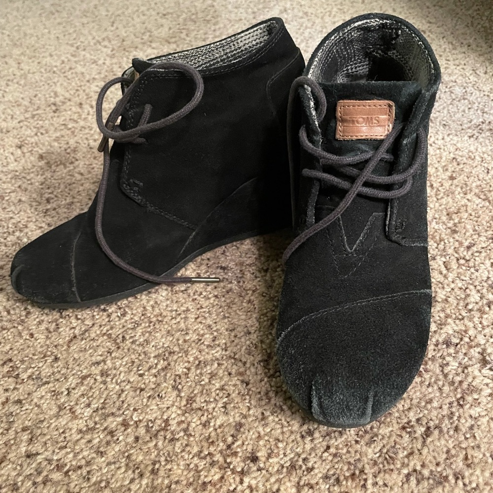 Toms platform Bootie